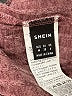 Shein Tweed Burgundy Shorts Size M - photo 3