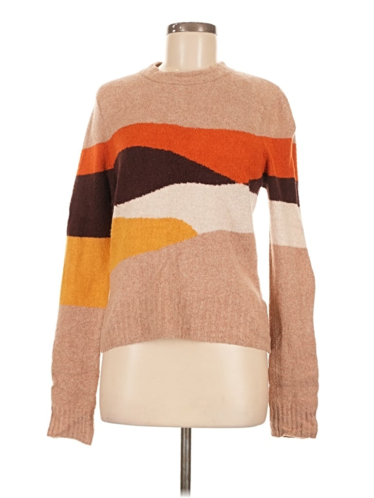 Pre-owned Faherty Pullover Sweater In Brown