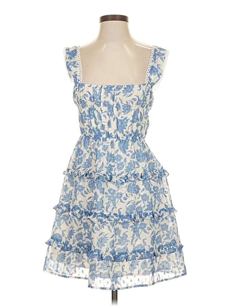 Pre-owned Aqua Cocktail Dress In Blue