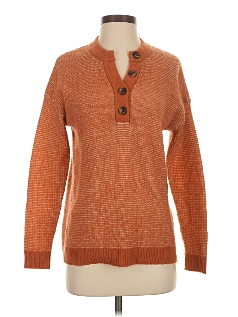 Click to view more detailed imagery on our partner's website Pre-owned The Pulse Boutique Pullover Sweater In Orange