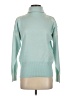 Meister Solid Teal Turtleneck Sweater Size S - photo 1