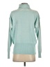 Meister Solid Teal Turtleneck Sweater Size S - photo 2