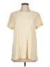 Assorted Brands Solid Ivory Short Sleeve T-Shirt Size L - photo 1