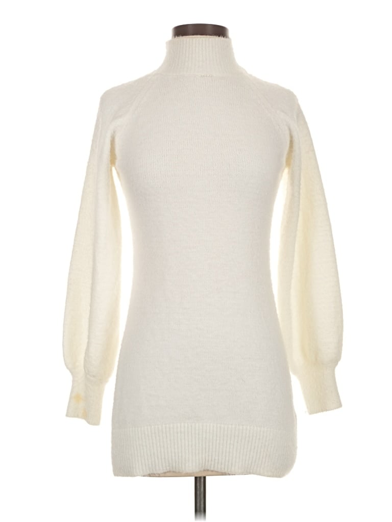 Pre-owned Mi Ami Casual Dress In Ivory