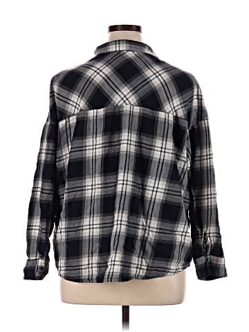 Divided by H&M Long Sleeve Button-Down Shirt (view 2)