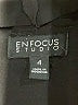 En Focus Studio Solid Black Casual Dress Size 4 - photo 7