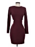 Express Solid Burgundy Cocktail Dress Size XS - photo 1