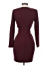 Express Solid Burgundy Cocktail Dress Size XS - photo 2