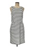 Maurices 100% Polyester Stripes White Casual Dress Size M - photo 1