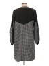 Assorted Brands Houndstooth Black Casual Dress Size L (estimated) - photo 2