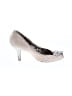 Poetic License Metallic Silver Ivory Heels Size EU 39 1/2 - photo 1