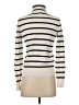 H&M Stripes Ivory Turtleneck Sweater Size S - photo 2
