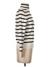 H&M Stripes Ivory Turtleneck Sweater Size S - photo 4