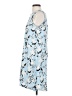 Halogen 100% Polyester Print Blue Casual Dress Size XS - photo 5