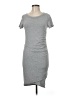 Vanilla Bay Solid Gray Casual Dress Size M - photo 1