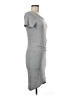 Vanilla Bay Solid Gray Casual Dress Size M - photo 4