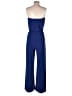 Jessica Howard Solid Blue Jumpsuit Size S - photo 2
