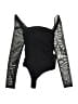 AvidLove Solid Black Bodysuit Size S - photo 2