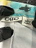 Cato 100% Polyester Print Teal Casual Skirt Size L - photo 4