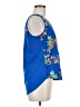 E&M Collection 100% Polyester Blue Sleeveless Blouse Size M - photo 4