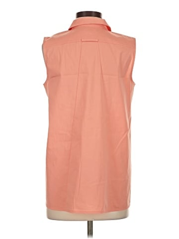 Lafayette 148 New York Sleeveless Button-Down Shirt (view 2)