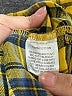 Assorted Brands 100% Cotton Plaid Yellow Long Sleeve Button-Down Shirt Size M - photo 8