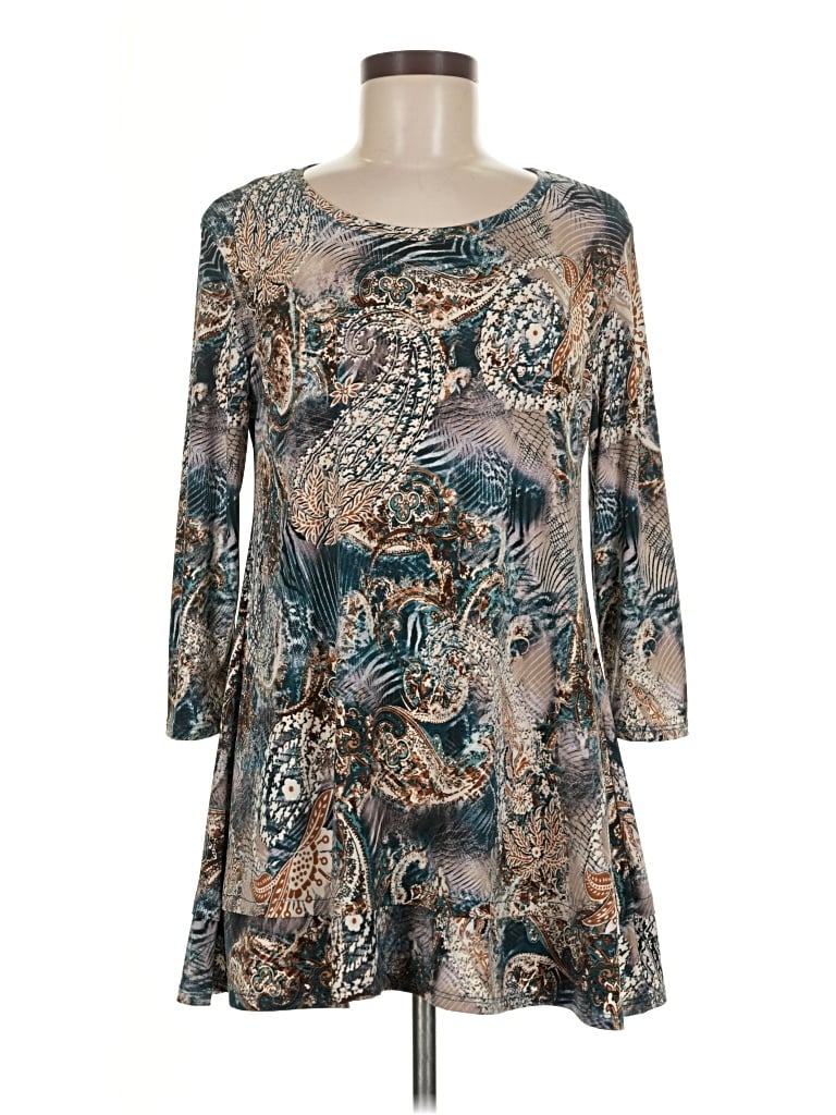 Jostar 3/4 Sleeve T-shirt In Brown