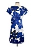 Vila 100% Polyester Print Blue Casual Dress Size S - photo 2