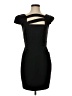 Single Solid Black Cocktail Dress Size 4 - photo 1