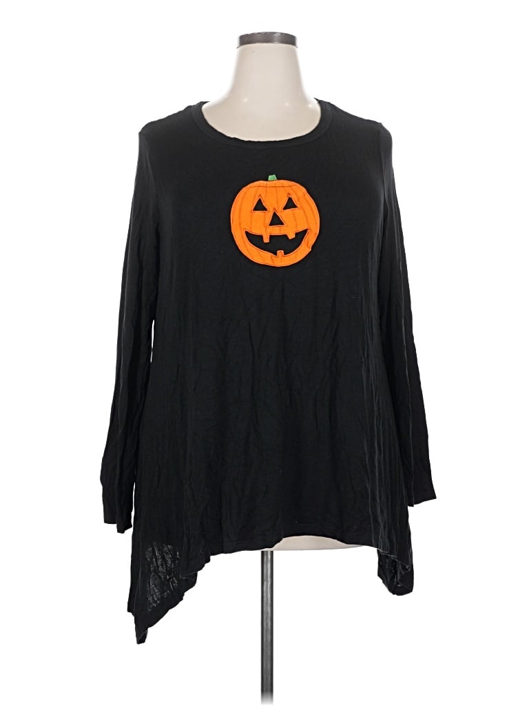 Pre-owned Joseph A 3/4 Sleeve T-shirt In Black