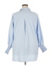 Unbranded 100% Polyester Checkered-gingham Blue 3/4 Sleeve Blouse Size 2X - photo 2