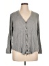 True Craft Gray 3/4 Sleeve Blouse Size XL - photo 1