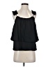 Hayden 100% Polyester Black Sleeveless Blouse Size S - photo 1