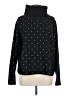 Nordstrom Polka Dots Black Turtleneck Sweater Size M - photo 1