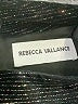 Rebecca Malone 100% Polyester Metallic Black Cocktail Dress Size 6 - photo 7