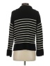 Elie Tahari Stripes Black Pullover Sweater Size S - photo 2