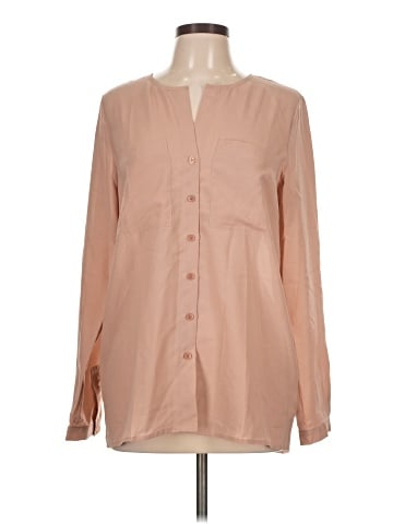 Silence and Noise Long Sleeve Blouse (view 1)