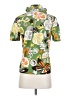 J.Crew 100% Cotton Green Short Sleeve Blouse Size 4 - photo 2