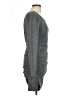 Express Solid Gray Casual Dress Size L - photo 4