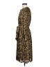 J.Crew 100% Polyester Animal Print Brown Cocktail Dress Size 00 - photo 5