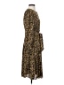 J.Crew 100% Polyester Animal Print Brown Cocktail Dress Size 00 - photo 4