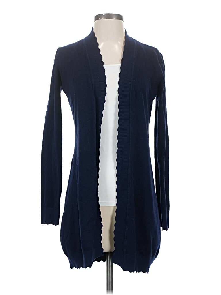 Pre-owned Evolution By Cyrus Cardigan Sweater In Blue