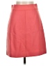 J.Crew 100% Wool Solid Pink Wool Skirt Size 00 - photo 1
