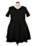 ELOQUII Chevron-herringbone Black Casual Dress Size 22 (petite) - photo 1