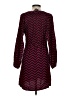 Escapada 100% Rayon Chevron-herringbone Burgundy Casual Dress Size S - photo 2