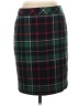 Talbots Plaid Green Formal Skirt Size 2 - photo 1