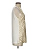 Maria Gabrielle 100% Polyester Gold Sleeveless Top Size S - photo 4