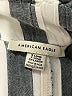 American Eagle Outfitters 100% Viscose Stripes Silver Casual Pants Size S - photo 7