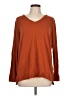 Adrianna Papell Orange Pullover Sweater Size L - photo 1