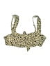 Kona Sol Animal Print Gold Swimsuit Top Size M - photo 1